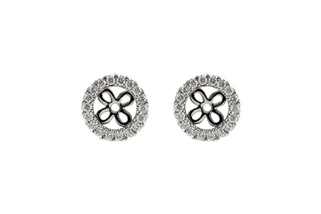 C242-49377: EARRING JACKETS .24 TW (FOR 0.75-1.00 CT TW STUDS)