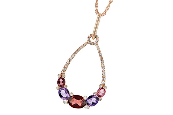 C242-49440: NECK 1.47 SEMI-PRECIOUS 1.67 TGW