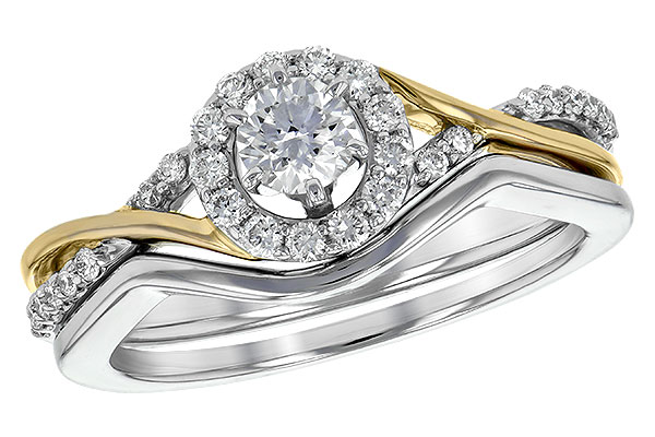 C242-51186: SET .26 BR .50 TW (WG SH & YG TRIM)