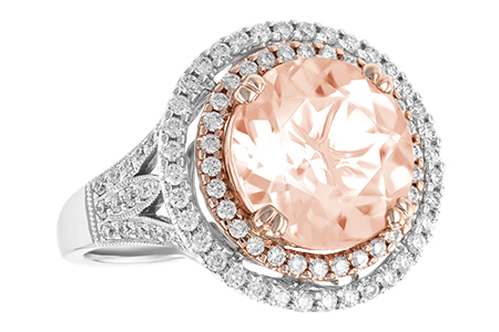 C243-40277: LDS RG 3.94 MORGANITE 4.50 TGW