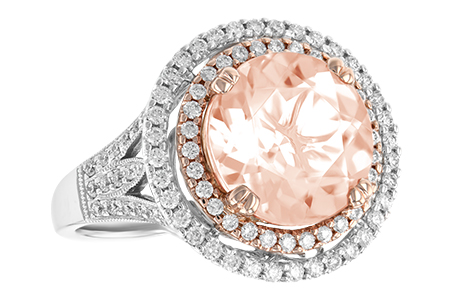 C243-40277: LDS RG 3.94 MORGANITE 4.50 TGW