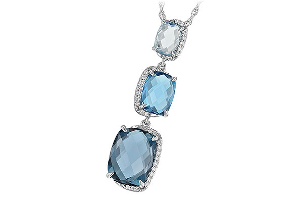 C243-43058: NECK 8.71 BLUE TOPAZ 8.89 TGW