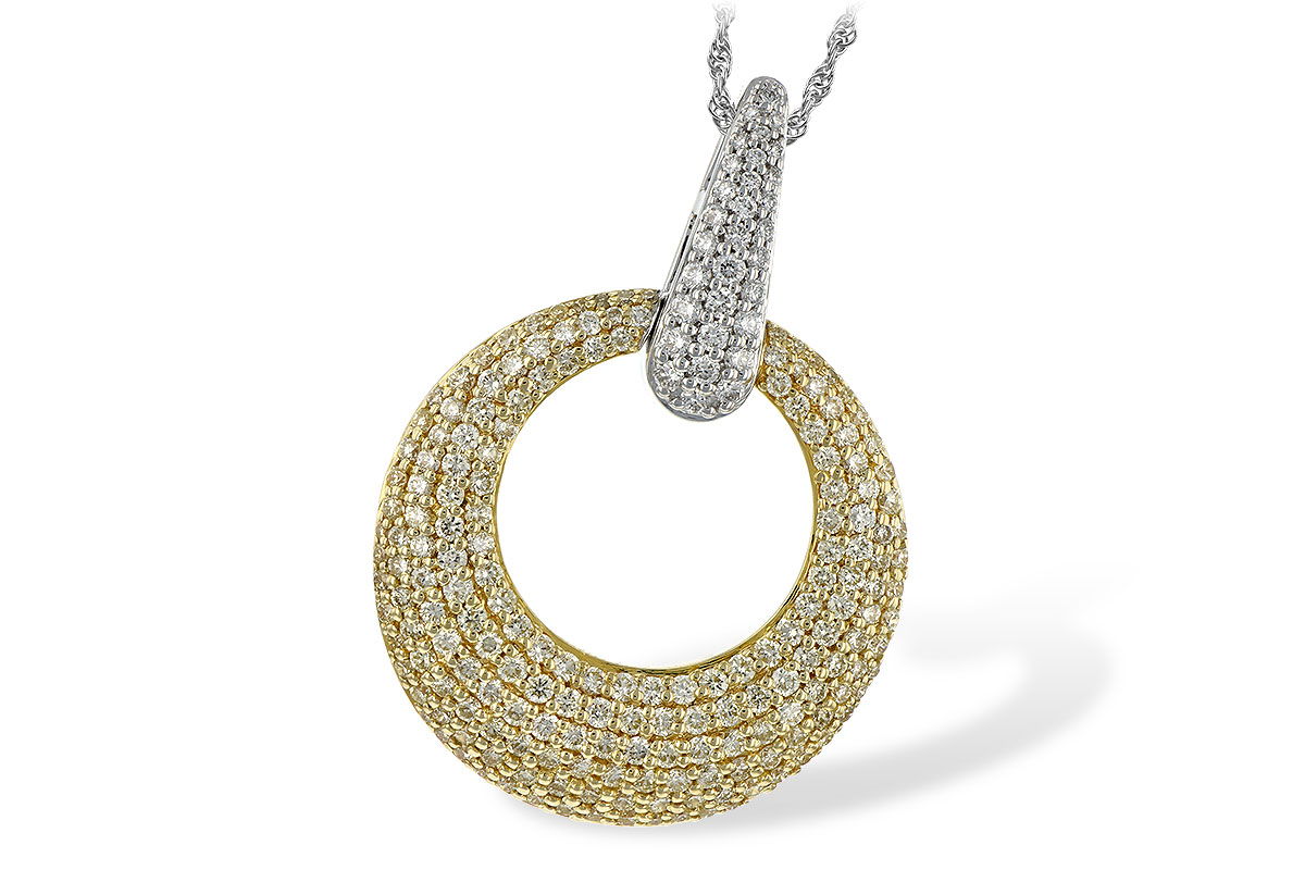 C244-30349: NECK 1.64 YELLOW DIAS 1.90 TW