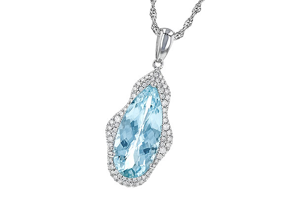 C245-23940: NECK 3.97 AQUAMARINE 4.20 TGW