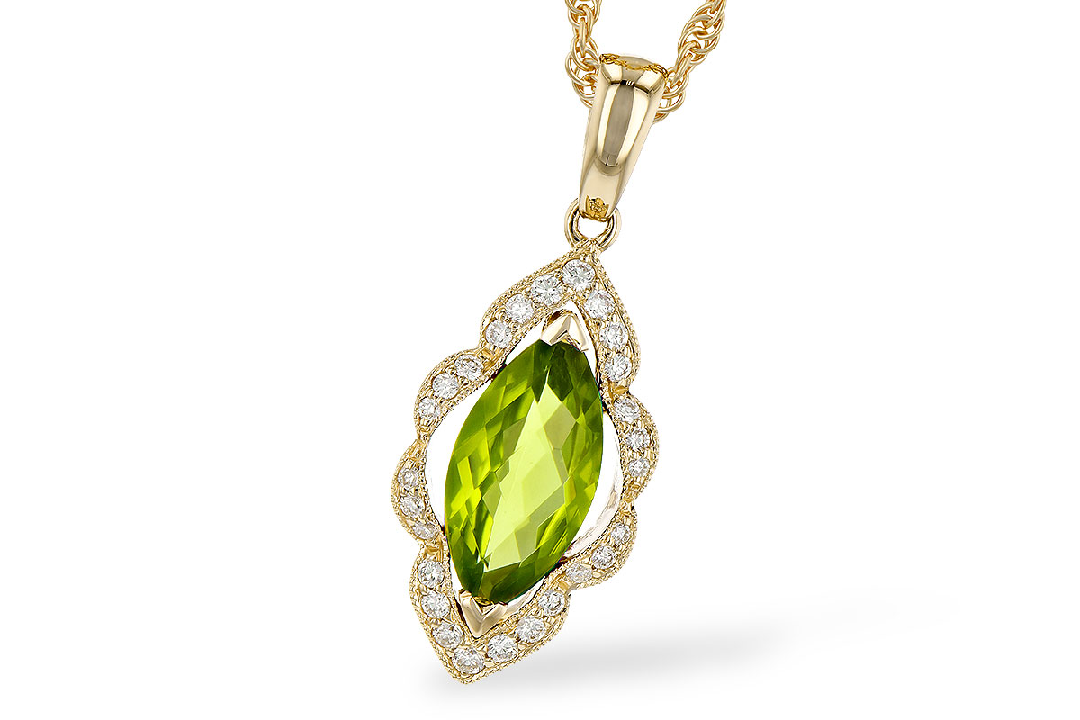 C245-23977: NECK .94 PERIDOT 1.05 TGW
