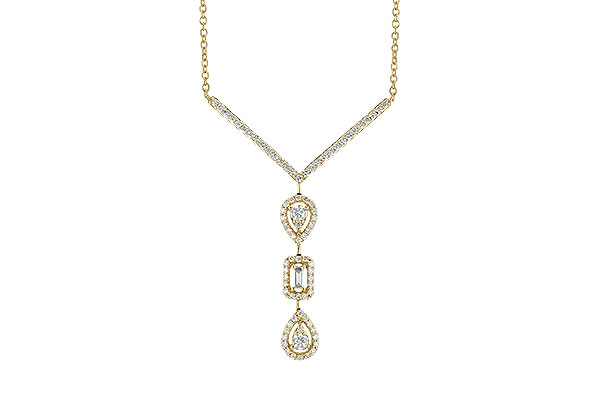 C327-94849: NECK .04 BAGUETTE .50 TW (18")