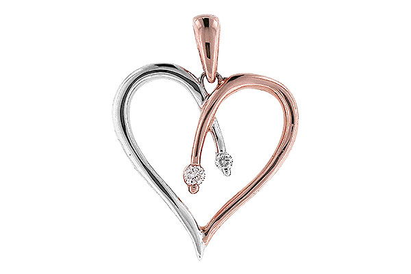 C327-95813: E061-58476 MADE IN PINK & WG .04 TW