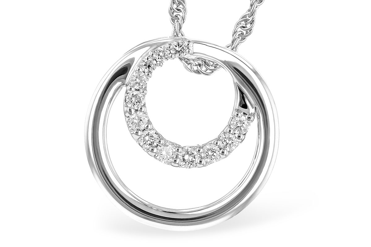C327-97604: NECKLACE .15 TW