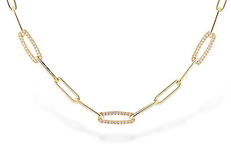 C328-82177: NECKLACE .75 TW (17 INCHES)