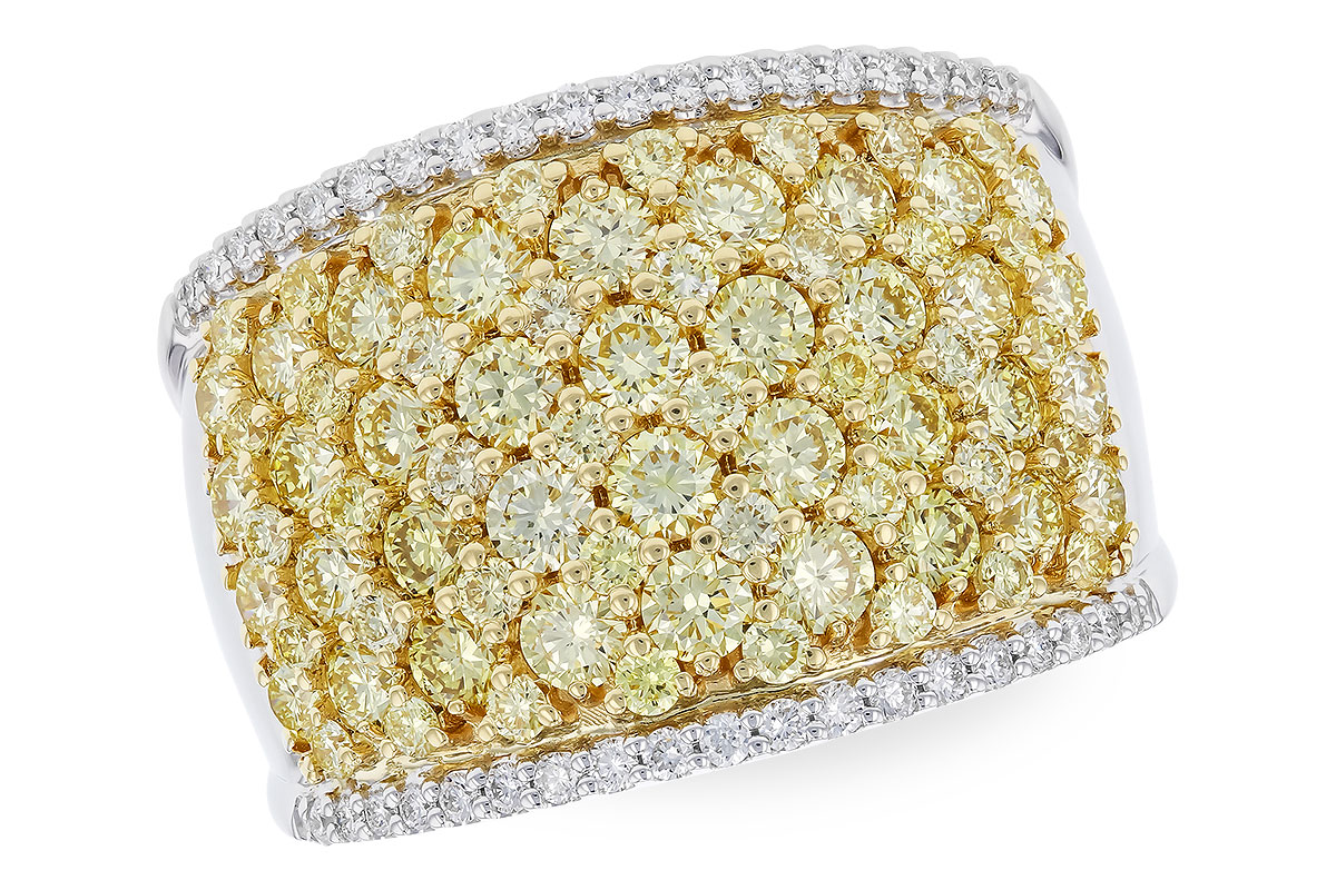 C328-84858: LDS DIA WED RG 2.19 YELLOW DIAS 2.37 TW