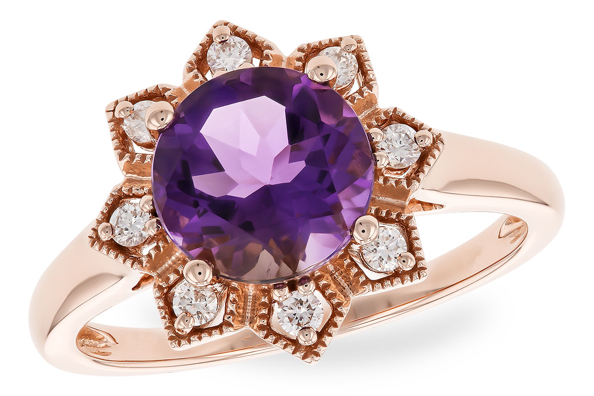 C328-86722: LDS RG 1.70 AMETHYST 1.84 TGW (8MM RD)