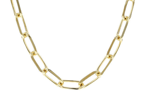 C328-87622: PAPERCLIP MD (24IN, 3.10MM, 14KT, LOBSTER CLASP)