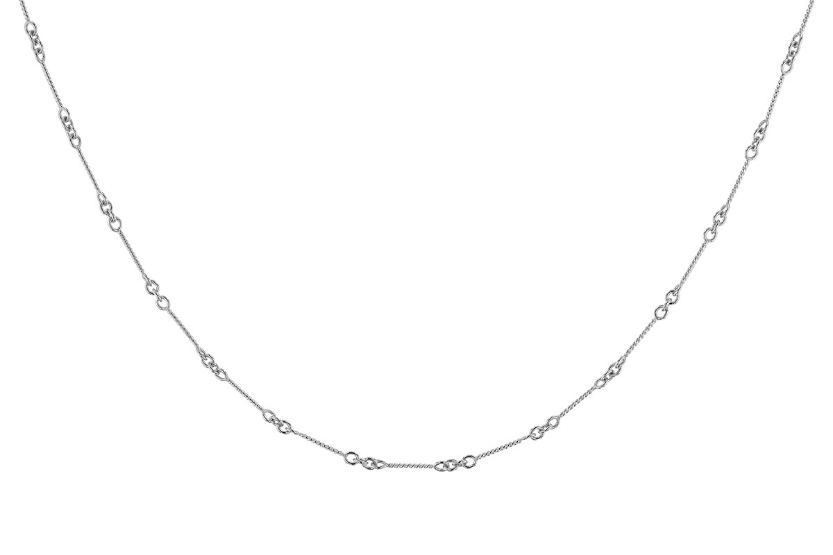 C329-73013: TWIST CHAIN (16IN, 0.8MM, 14KT, LOBSTER CLASP)