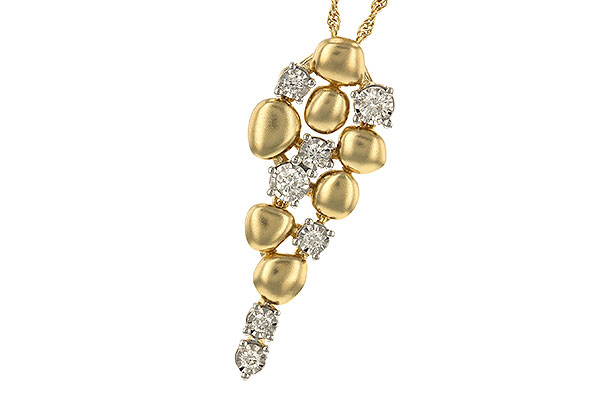 C329-73040: NECKLACE .25 TW