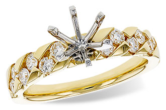 C329-76658: LDS SEMI DIA RG .56 TW