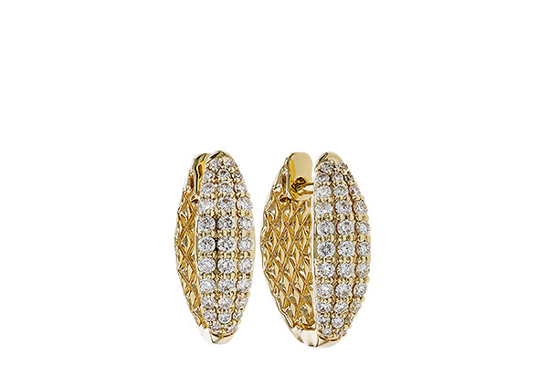 C329-76686: EARRINGS .50 TW