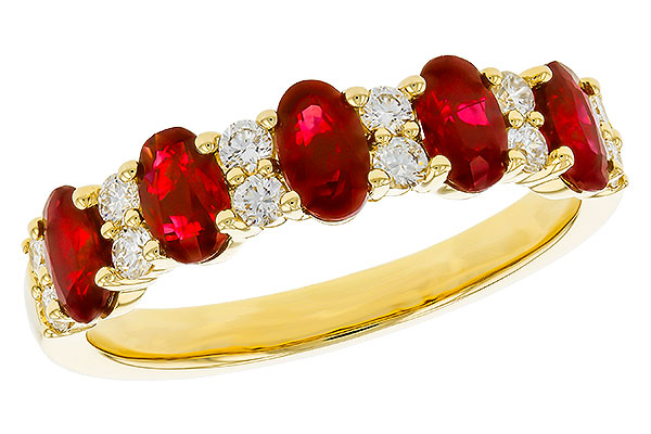 C329-76695: LDS WED RG 1.51 TW RUBY 1.80 TGW