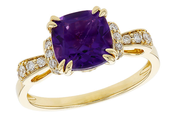 C329-76704: LDS RG 1.83 AMETHYST 2.05 TGW (8MM AMY)
