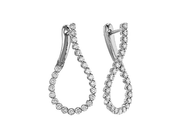 C329-79413: EARRINGS 1.00 TW