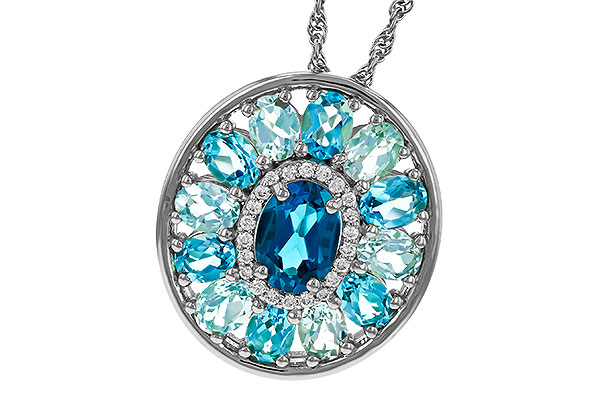 C329-79431: NECK 3.02 TW BLUE TOPAZ 3.10 TGW (7x5MM LBT CTR)
