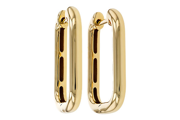 C329-79449: GOLD EARRINGS (23MM)