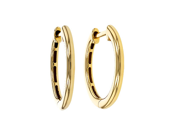 C329-80286: GOLD EARRINGS (16MM)