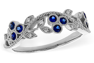 C329-81186: LDS WED RG .23 SAPPHIRE .29 TGW