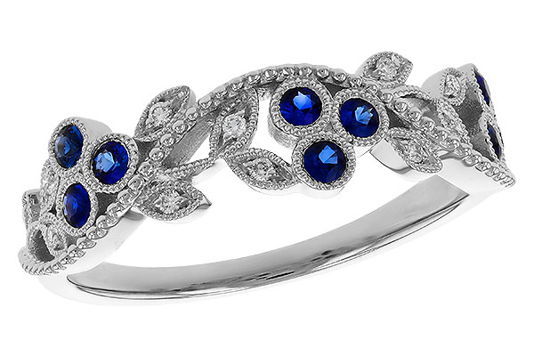 C329-81186: LDS WED RG .23 SAPPHIRE .29 TGW