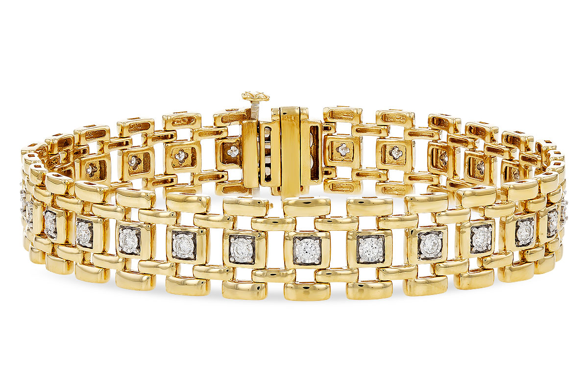 C329-81204: BRACELET .50 TW (7")
