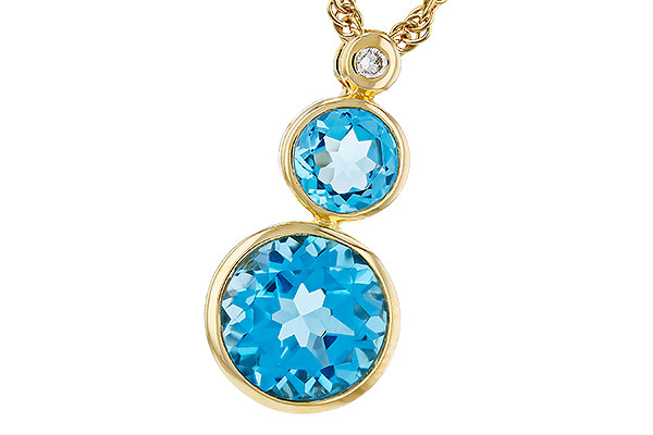 C330-63940: NECK 2.63 BLUE TOPAZ 2.65 TGW (5MM / 8MM BT)