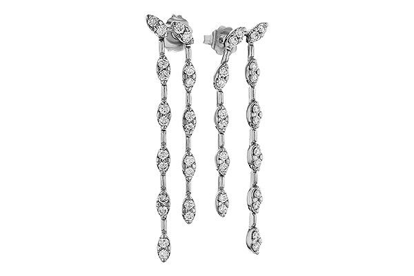 C330-63977: EARRINGS .85 TW