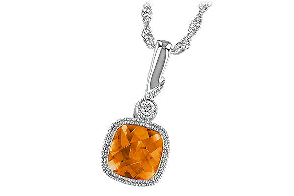 D238-89422: NECK .68 CITRINE .70 TGW