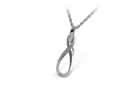 D239-75731: NECKLACE .03 TW