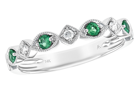 D239-80358: LDS WED RG .15 EMERALD .21 TGW