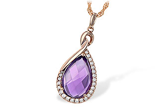 D244-35813: NECK 3.91 AMETHYST 4.10 TGW