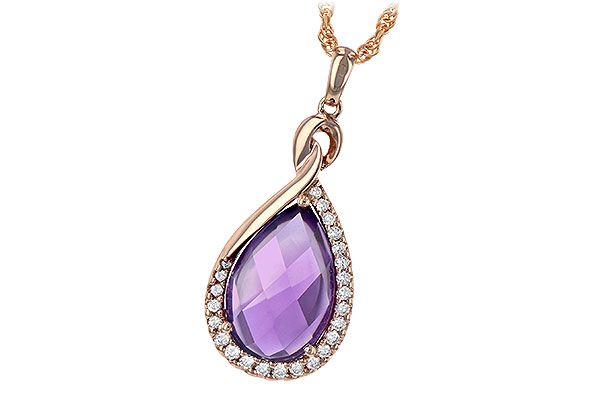 D244-35813: NECK 3.91 AMETHYST 4.10 TGW