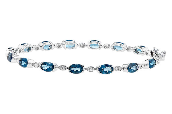 D245-23995: BRACELET 7.20 LONDON BLUE TOPAZ 7.36 TGW