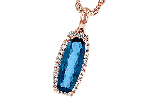 D245-25731: NECK 1.58 LONDON BLUE TOPAZ 1.70 TGW