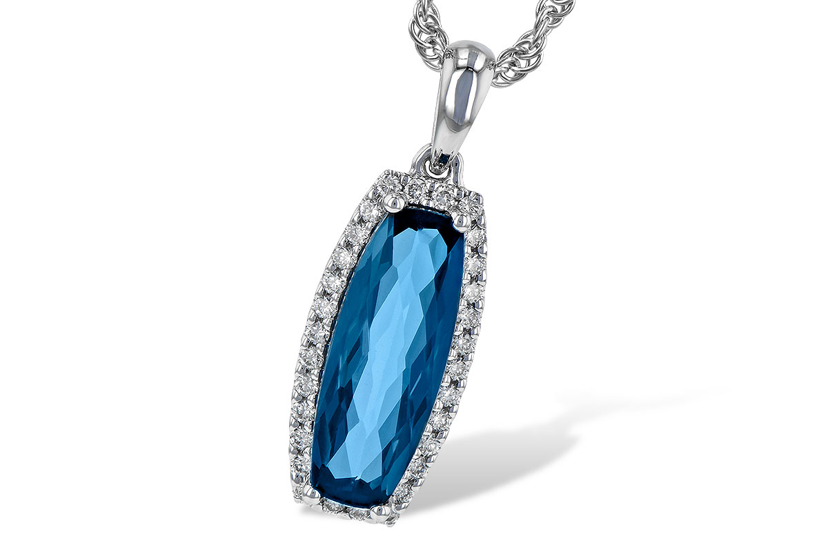 D245-25731: NECK 1.58 LONDON BLUE TOPAZ 1.70 TGW