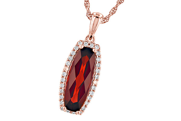 D327-93067: NECK 1.75 GARNET 1.87 TGW