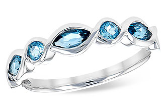 D327-93958: LDS RG .60 TW BLUE TOPAZ