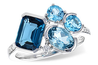 D327-97586: LDS RG 3.08 BLUE TOPAZ TW 3.15 TGW