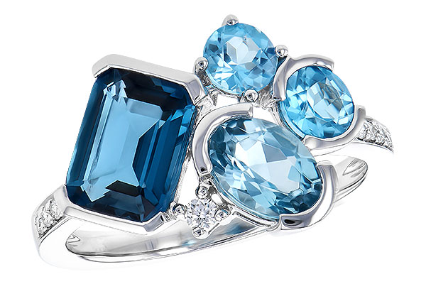 D327-97586: LDS RG 3.08 BLUE TOPAZ TW 3.15 TGW