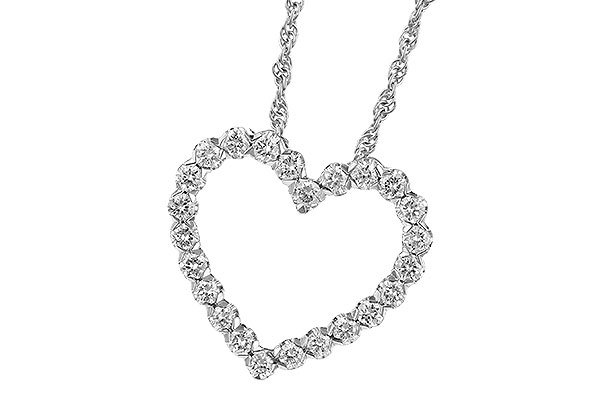D327-97613: NECKLACE .50 TW