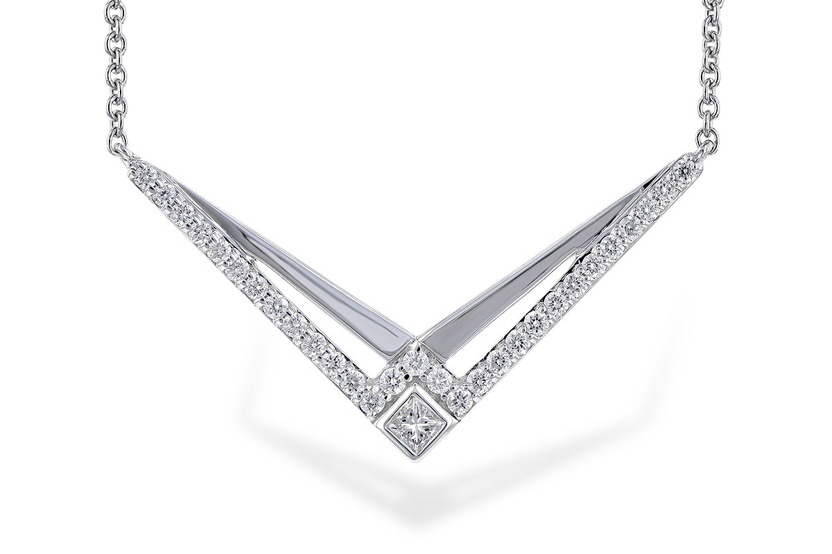 D327-98504: NECKLACE .22 TW