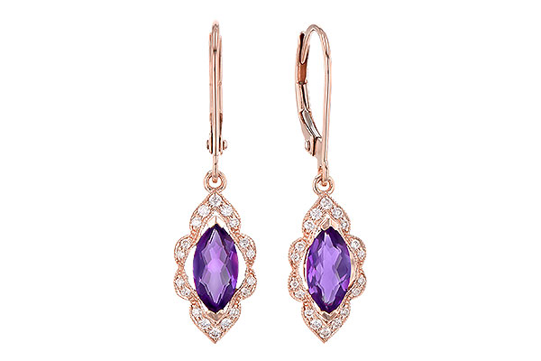 D327-99367: EARR .92 TW AMETHYST 1.07 TGW