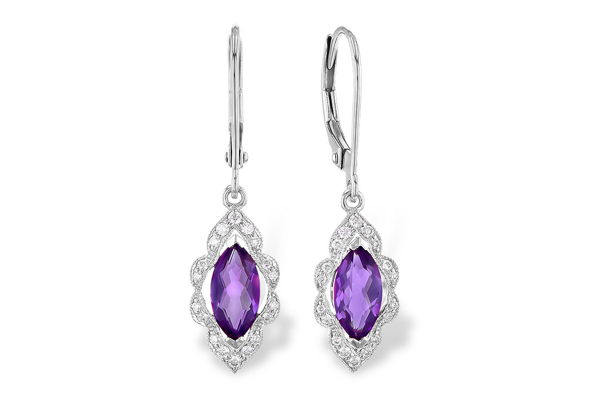 D327-99367: EARR .92 TW AMETHYST 1.07 TGW