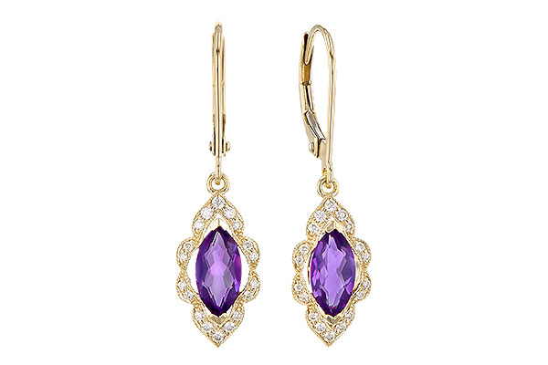 D327-99367: EARR .92 TW AMETHYST 1.07 TGW