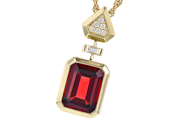 D327-99395: NECK 2.70 GARNET 2.78 TGW