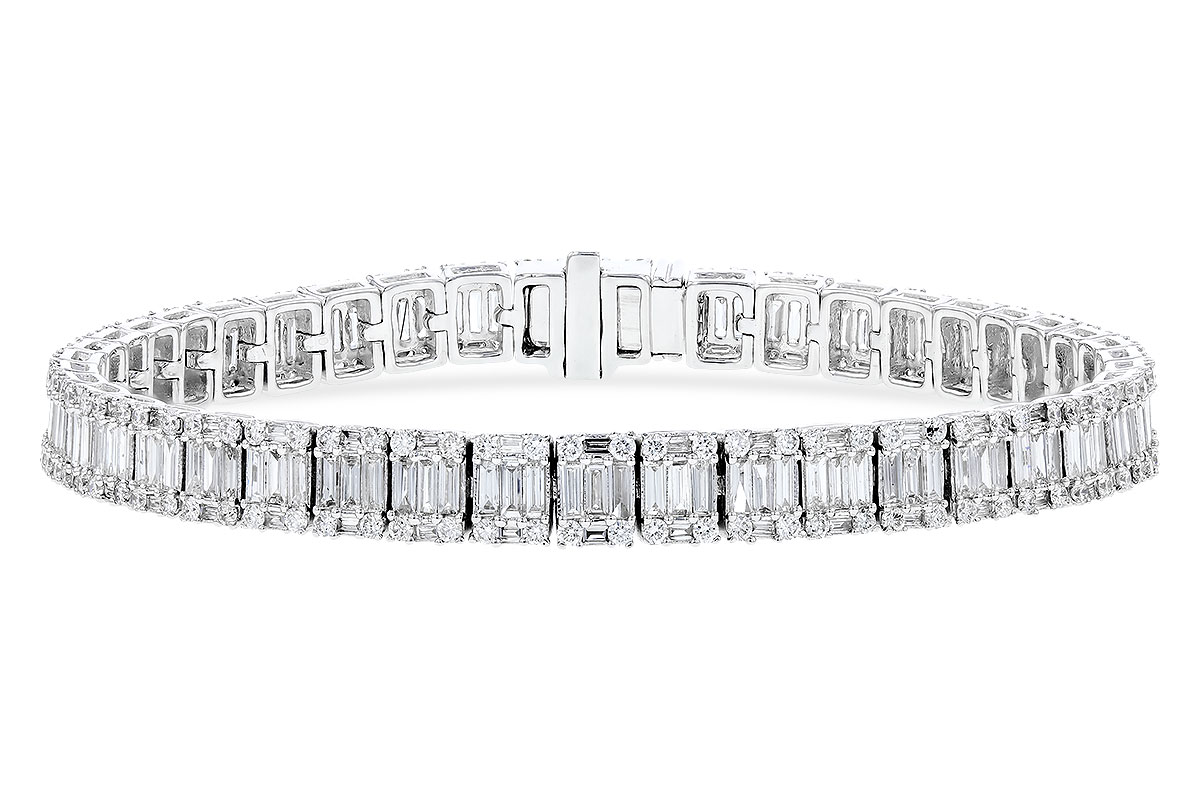 D328-83967: BRACELET 2.72 TW BAGUETTES 4.10 TW